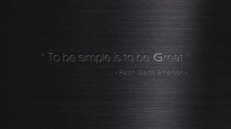 LG's invitation to today's media event hints their next flagship phone will focus on simplicity. Credit: LG
